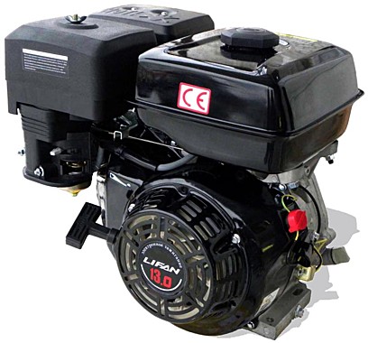 Двигатель бензиновый LIFAN 188F 13,0л.с, 9,5квт, 4-такт., с возд.охлажд., вал 25мм